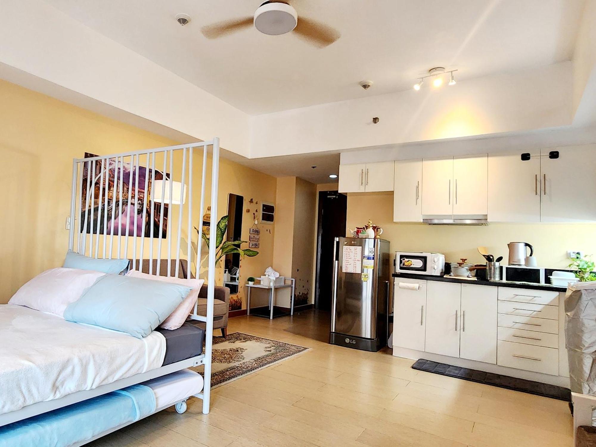 Spacious Cozy Suite At The Venice Mall With Free Parking And Washing Machine (Adults Only) Taguig Chambre photo